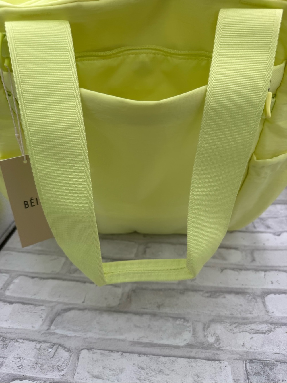 BEIS The Sport Tote In Limone - Picture 10 of 10